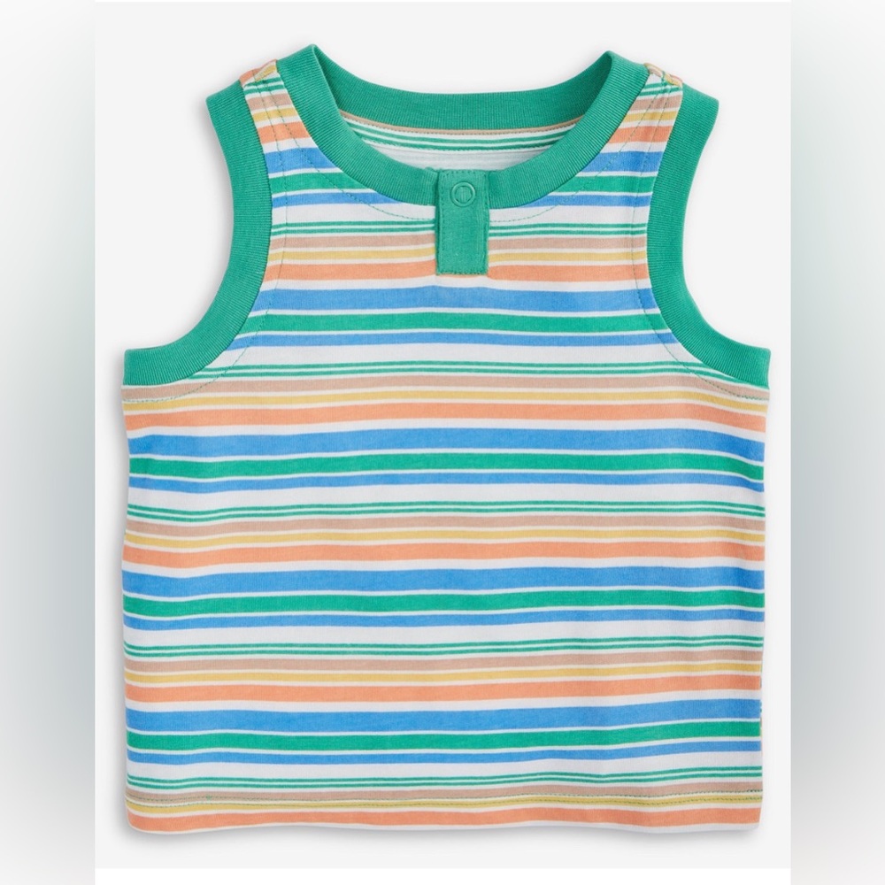 Striped Sleeveless Baby Top - Picture 1 of 4